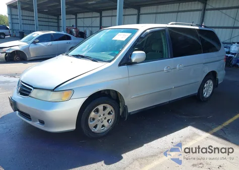 2002 Honda Odyssey Ex z USA, uszkodzony, nr VIN 2HKRL18602H567442